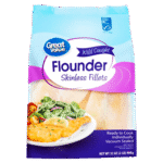 Great Value Wild Caught Flounder Skinless Fillets, 32 oz (Frozen)